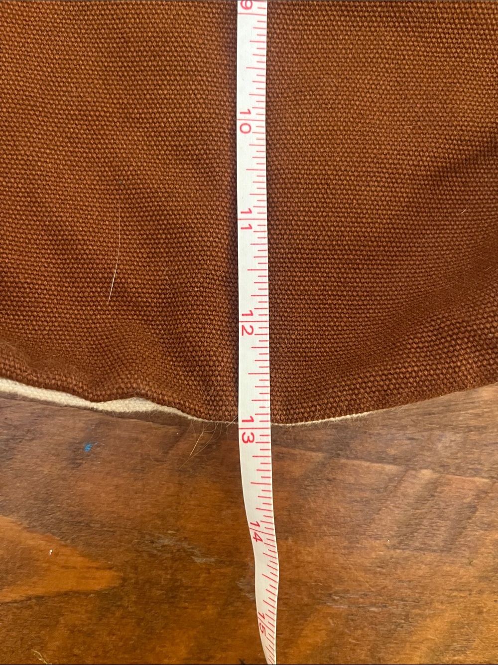 BAGGU Deadstock Canvas Duck Bag — brown & white - Picture 7 of 7